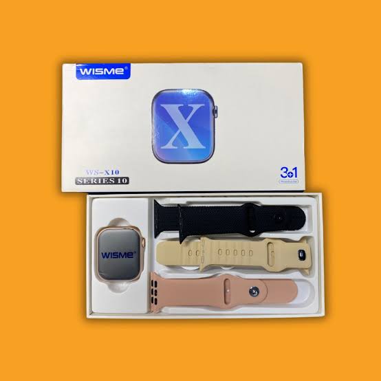 WISME WS X10 SERIES 10 SMARTWATCH WITH 3 IN 1 STRAPS