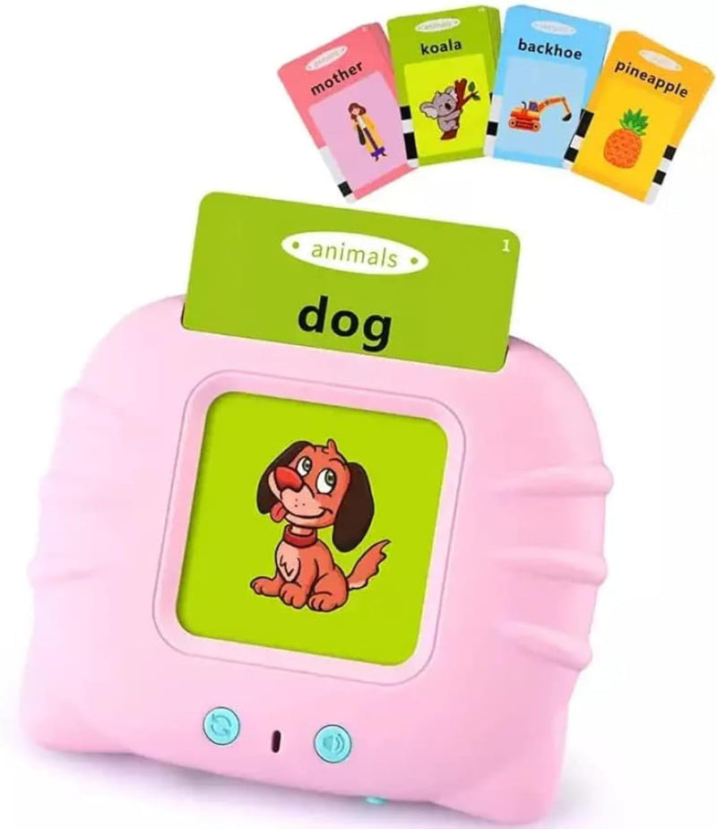 Card Gallery Preschool Learning Toys Early Educational Intelligent Electric Kids Language Card Reader Words Reading Learning Words Study Toys Game for Kids...