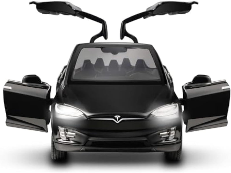 Diecast model cars tesla toy cars mode toy car with sound &amp; light