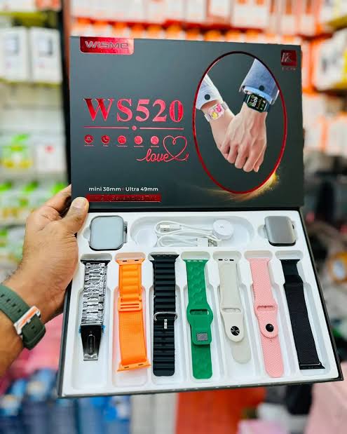 WISME WS520 COUPLE SMART WATCH WITH STRAPS