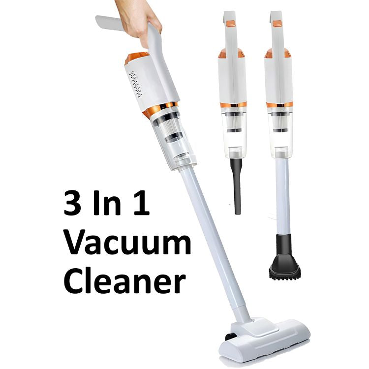 Handheld Vacuum Cleaner, 3 in 1 Ultra-Lightweight Stick Vacuum, 2000mAh Battery Up to 40mins Runtime, Powerful Handheld Vacuum for Hard Floor Carpet Pet Hair Home