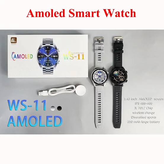 amoled smart watch 5 ws11 sport smart watch